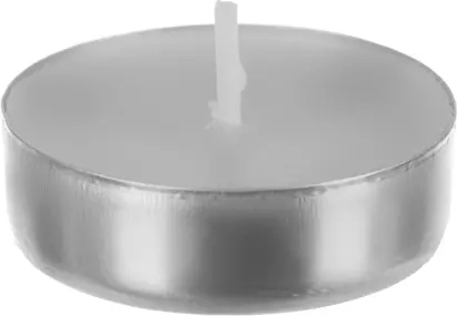 Kwalitatieve paraffine en metalen cupje