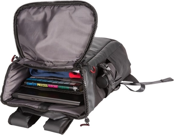 Ruimte voor laptop en accessoires