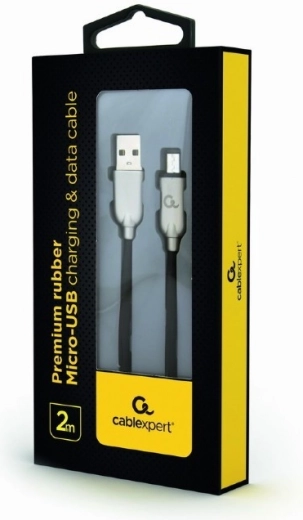 Micro-USB-kabel 2 m zwart
