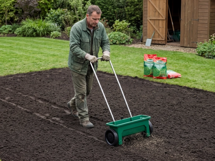 Gelijkmatige verspreiding voor een dicht gazon