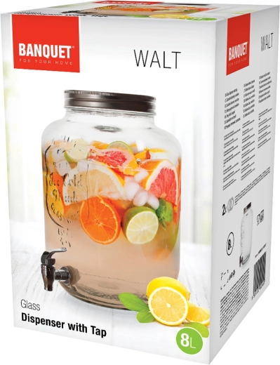 Grote inhoud van 8 liter voor elk feest