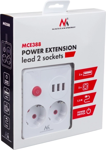 Compact design met 1,5 m kabel