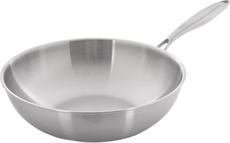 Diepe wokvorm voor gemakkelijk roerbakken