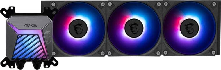 Koperen basis met 0,1 mm microkanalen en high‑flow pomp