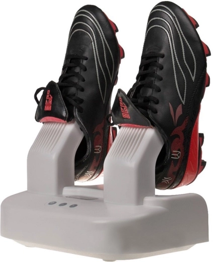 Twee schoenen tegelijk drogen