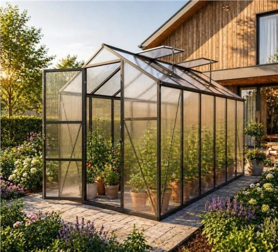 Polycarbonaat met UV-bescherming: licht ja, slecht weer nee