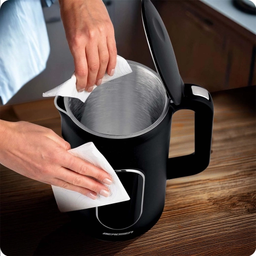 Veilige dubbelwandige CoolTouch-constructie en eenvoudig schoonmaken