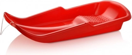 Kunststof slee Simple 80 × 39 cm – Rood