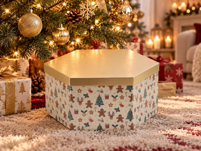 Decoratief kerstmotief