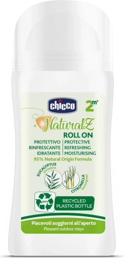 Chicco NaturalZ beschermende en verfrissende anti-muggenroll-on 60 ml