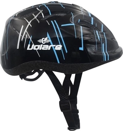 Kinderfietshelm Volare zwart 47–51 cm