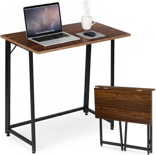 Inklapbaar bureau 80 × 45 cm in loftstijl ModernHome