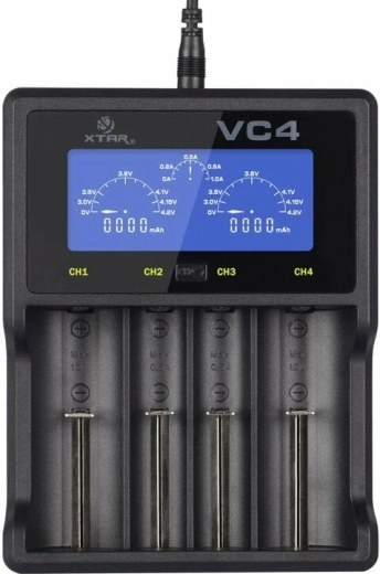 XTAR VC4 vierkanaals intelligente USB-lader