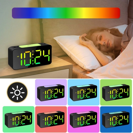 Aanpasbare helderheid en goede leesbaarheid naast het bed