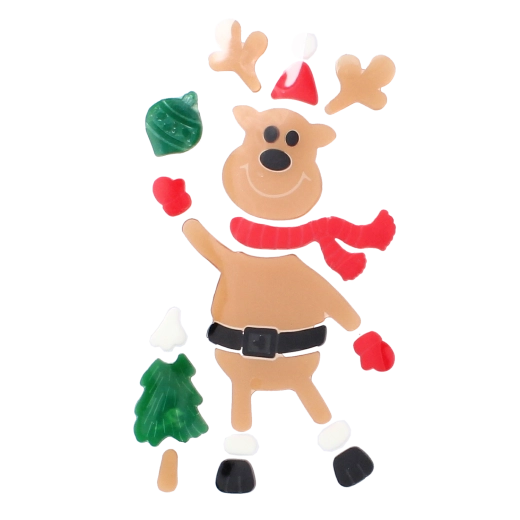 Magisch rendier en feestelijke motieven