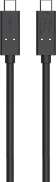 USB‑C-naar‑USB‑C‑kabel 240W 0,8 m zwart