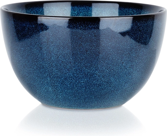Keramische kom 14 cm, 700 ml – blauwe glazuur