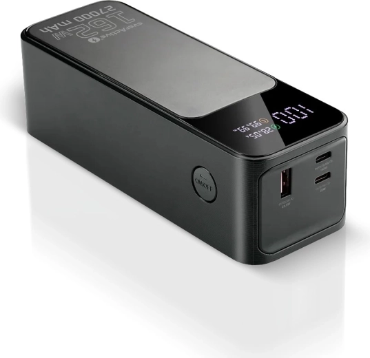 Slim LCD‑display met gedetailleerde gegevens