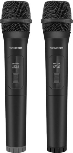 Twee microfoons voor gezamenlijk plezier