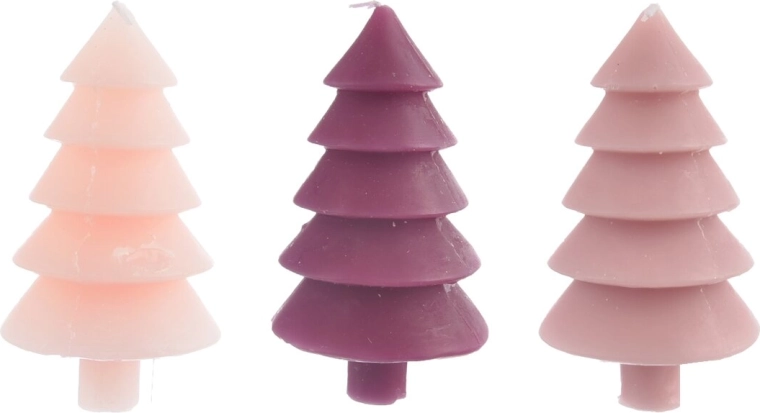 Decoratieve kaars in de vorm van een kerstboom 150 g (mixvariant)