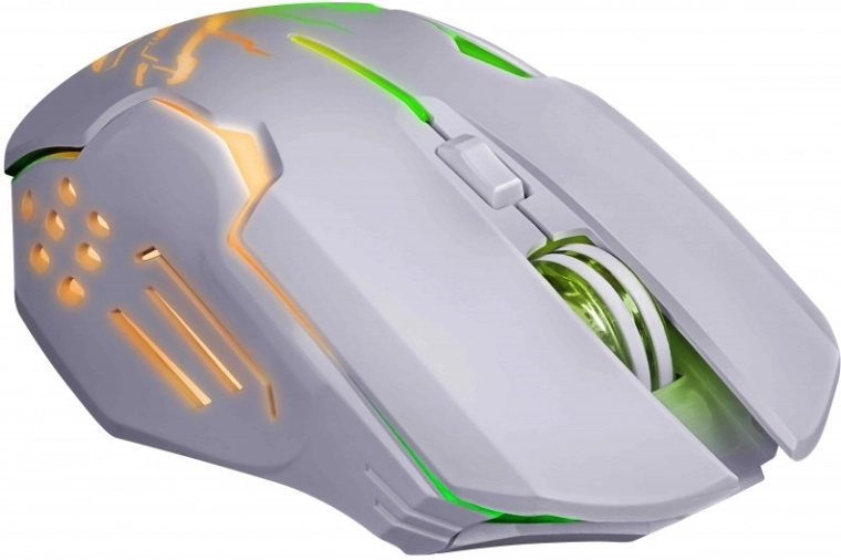 Draadloze gamingmuis Katana 3200 DPI, 7 knoppen, wit