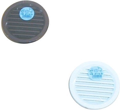 Kunststof ventilatierooster met gaas 110 mm – Bruin