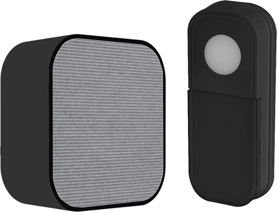 Solight draadloze batterijdeurbel 180 m zwart met learning code-functie
