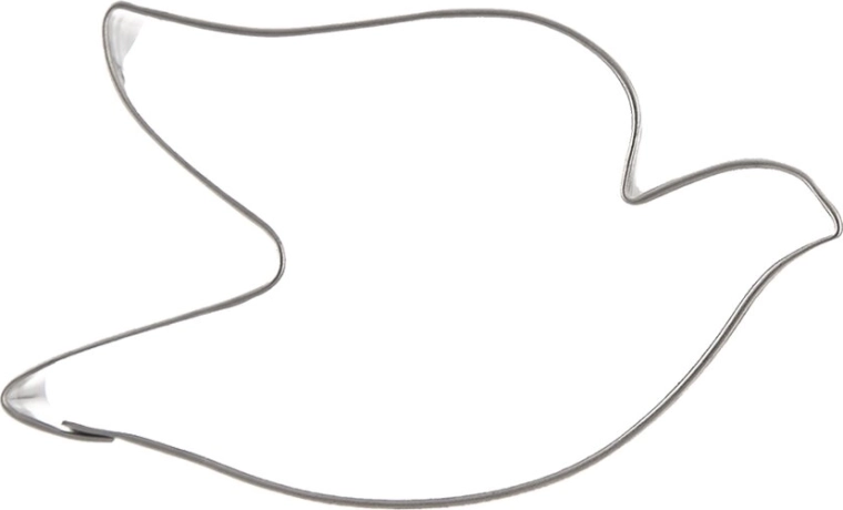RVS koekuitsteker duif