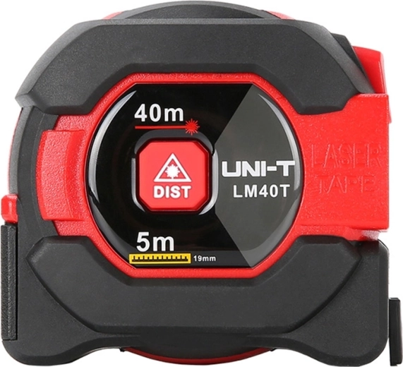 Uni-T LM40T lasermeter met geïntegreerde rolmaat van 5 m