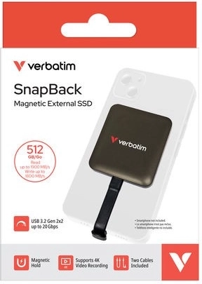 Snel USB 3.2 Gen 2x2-interface tot 20 Gb/s