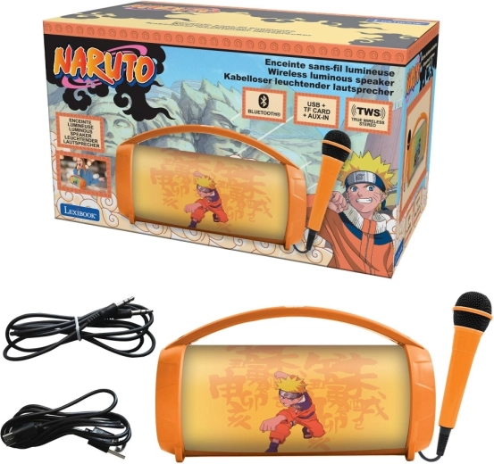 Bluetooth-luidspreker met microfoon en lichteffecten NARUTO Lexibook