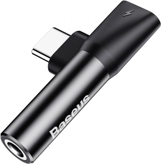 Audio-adapter USB‑C naar 3,5mm jack BASEUS (zwart)