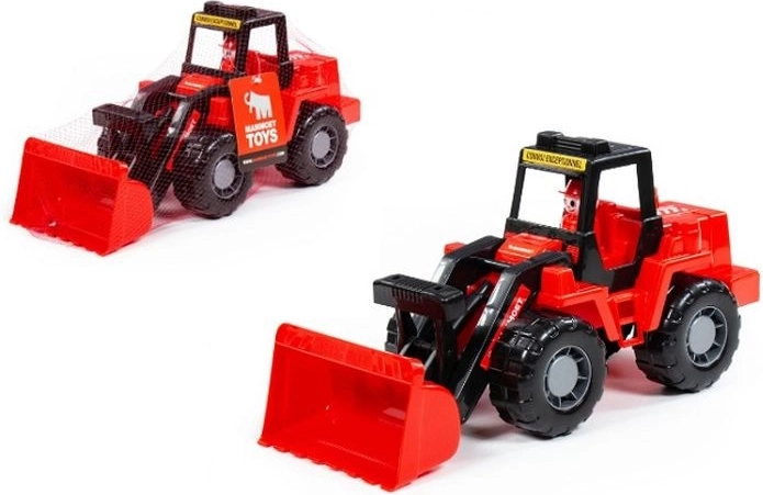 Mammoet Technik kindertractor met voorlader in net