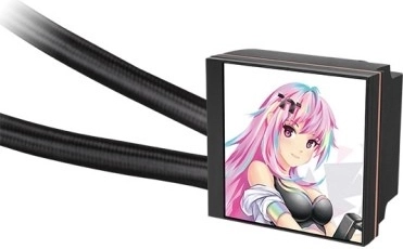 LCD‑display op de pomp: monitoring en stijl