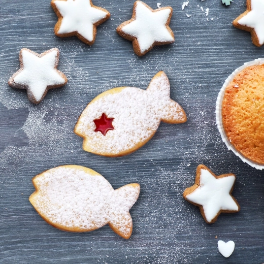 Strak uitsteken voor koekjes en decoraties
