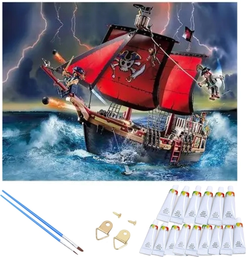 Piratenschipmotief – opvallende interieurdecoratie