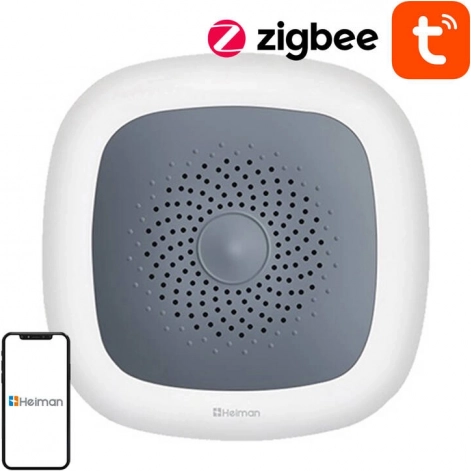Slimme temperatuur- en vochtsensor Zigbee HEIMAN HS1HT Tuya