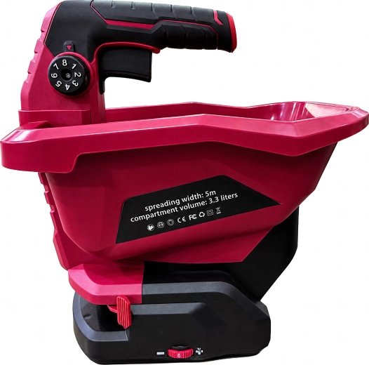 Accu handstrooier voor tuin 21 V met reservoir van 3,3 l