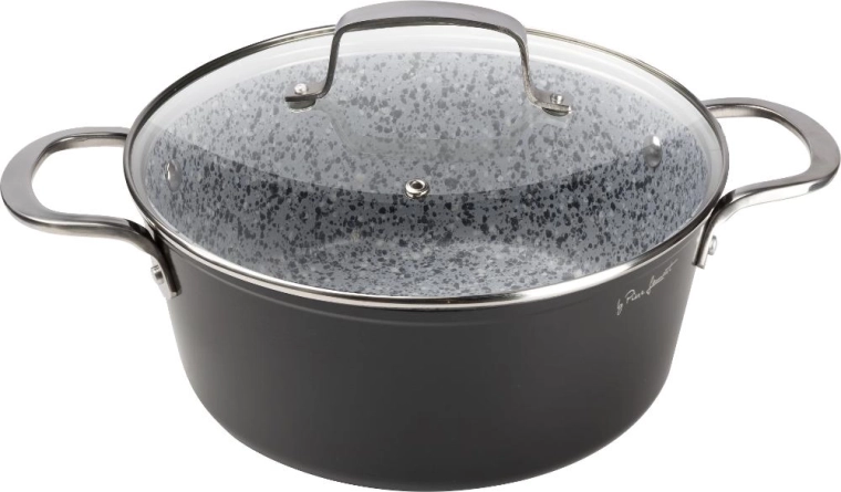 Lamart granieten steelpan met deksel 24 cm