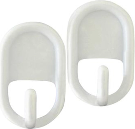 Plastic zelfklevende haakjes Toro, 2 stuks