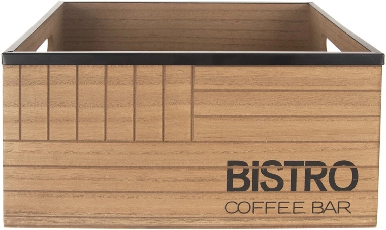 Decoratieve “Bistro”-stijl met opschrift