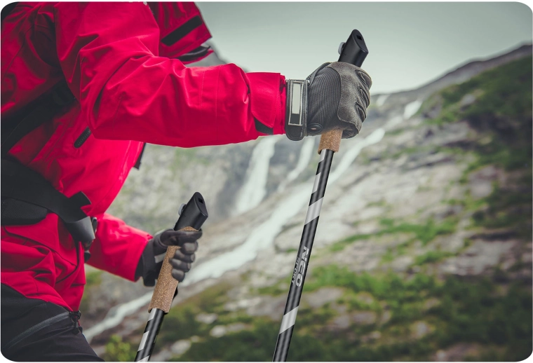 Verstelbare lengte 85–143 cm voor elk terrein