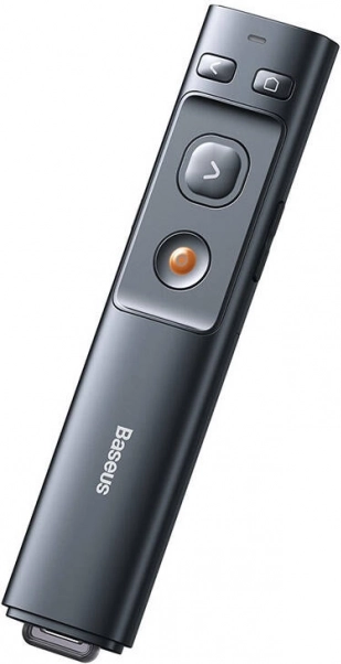 Baseus Orange Dot draadloze presenter met rood laser – grijs