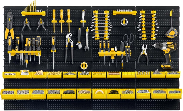 54 accessoires voor gereedschap en kleine onderdelen