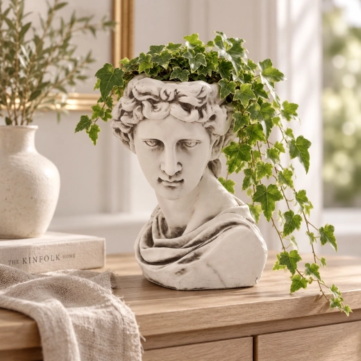 Decoratie en plantenbak