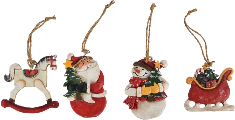 Keramische kerstboomversiering – 4 varianten