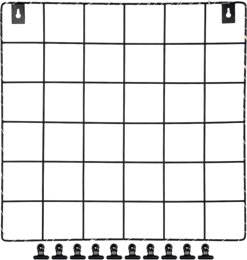 Stevig metalen grid in minimalistisch design