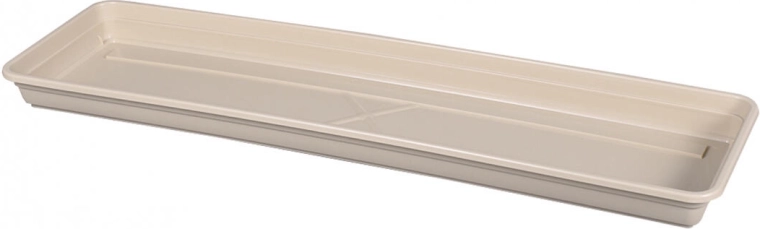 Schotel voor balkonbak LOBELIA MODERN 50 cm lichtbruin