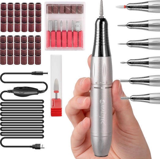 Maltec Beauty nagelfrees ND-4 met set frezen
