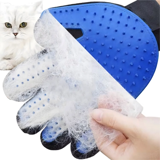 Eenvoudig loshalen van verzamelde vacht